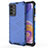 Custodia Silicone Trasparente Laterale 360 Gradi Cover AM1 per Samsung Galaxy A23 4G Blu