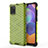 Custodia Silicone Trasparente Laterale 360 Gradi Cover AM1 per Samsung Galaxy A31 Verde