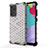 Custodia Silicone Trasparente Laterale 360 Gradi Cover AM1 per Samsung Galaxy A52 4G Bianco