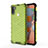 Custodia Silicone Trasparente Laterale 360 Gradi Cover AM1 per Samsung Galaxy M11 Verde