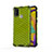 Custodia Silicone Trasparente Laterale 360 Gradi Cover AM1 per Samsung Galaxy M21 Verde