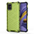 Custodia Silicone Trasparente Laterale 360 Gradi Cover AM1 per Samsung Galaxy M40S Verde