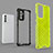 Custodia Silicone Trasparente Laterale 360 Gradi Cover AM1 per Samsung Galaxy Quantum2 5G