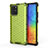 Custodia Silicone Trasparente Laterale 360 Gradi Cover AM1 per Samsung Galaxy S10 Lite Verde