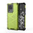 Custodia Silicone Trasparente Laterale 360 Gradi Cover AM1 per Samsung Galaxy S20 Ultra Verde