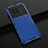 Custodia Silicone Trasparente Laterale 360 Gradi Cover AM1 per Vivo X80 5G Blu