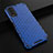 Custodia Silicone Trasparente Laterale 360 Gradi Cover AM1 per Vivo Y11s Blu