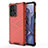 Custodia Silicone Trasparente Laterale 360 Gradi Cover AM1 per Xiaomi Mi 11T 5G Rosso
