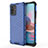 Custodia Silicone Trasparente Laterale 360 Gradi Cover AM1 per Xiaomi Poco M5S Blu