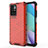 Custodia Silicone Trasparente Laterale 360 Gradi Cover AM1 per Xiaomi Redmi 10 (2022) Rosso