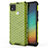 Custodia Silicone Trasparente Laterale 360 Gradi Cover AM1 per Xiaomi Redmi 9 India Verde