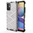Custodia Silicone Trasparente Laterale 360 Gradi Cover AM1 per Xiaomi Redmi Note 10 5G Bianco