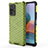 Custodia Silicone Trasparente Laterale 360 Gradi Cover AM1 per Xiaomi Redmi Note 10 Pro Max Verde