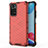 Custodia Silicone Trasparente Laterale 360 Gradi Cover AM1 per Xiaomi Redmi Note 11 4G (2022) Rosso