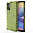 Custodia Silicone Trasparente Laterale 360 Gradi Cover AM1 per Xiaomi Redmi Note 11 SE 5G Verde