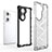 Custodia Silicone Trasparente Laterale 360 Gradi Cover AM2 per Huawei Honor 60 5G