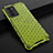 Custodia Silicone Trasparente Laterale 360 Gradi Cover AM2 per Oppo Reno6 Pro 5G India Verde