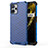 Custodia Silicone Trasparente Laterale 360 Gradi Cover AM2 per Realme 9i 5G Blu