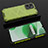 Custodia Silicone Trasparente Laterale 360 Gradi Cover AM2 per Realme C35 Verde