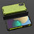 Custodia Silicone Trasparente Laterale 360 Gradi Cover AM2 per Samsung Galaxy A03 Core Verde