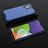 Custodia Silicone Trasparente Laterale 360 Gradi Cover AM2 per Samsung Galaxy A22 4G Blu