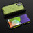 Custodia Silicone Trasparente Laterale 360 Gradi Cover AM2 per Samsung Galaxy A22 4G Verde