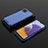 Custodia Silicone Trasparente Laterale 360 Gradi Cover AM2 per Samsung Galaxy A22s 5G Blu
