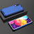 Custodia Silicone Trasparente Laterale 360 Gradi Cover AM2 per Samsung Galaxy A30S Blu