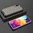 Custodia Silicone Trasparente Laterale 360 Gradi Cover AM2 per Samsung Galaxy A30S Nero