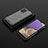 Custodia Silicone Trasparente Laterale 360 Gradi Cover AM2 per Samsung Galaxy A32 4G Nero
