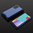 Custodia Silicone Trasparente Laterale 360 Gradi Cover AM2 per Samsung Galaxy A52 4G Blu