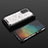 Custodia Silicone Trasparente Laterale 360 Gradi Cover AM2 per Samsung Galaxy A82 5G Bianco