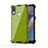 Custodia Silicone Trasparente Laterale 360 Gradi Cover AM2 per Samsung Galaxy M01s Verde