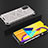 Custodia Silicone Trasparente Laterale 360 Gradi Cover AM2 per Samsung Galaxy M30s Bianco