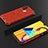 Custodia Silicone Trasparente Laterale 360 Gradi Cover AM2 per Samsung Galaxy M30s Rosso