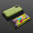 Custodia Silicone Trasparente Laterale 360 Gradi Cover AM2 per Samsung Galaxy M31 Prime Edition Verde