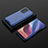 Custodia Silicone Trasparente Laterale 360 Gradi Cover AM2 per Xiaomi Poco F3 5G Blu