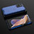 Custodia Silicone Trasparente Laterale 360 Gradi Cover AM2 per Xiaomi Poco X4 NFC Blu