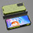 Custodia Silicone Trasparente Laterale 360 Gradi Cover AM2 per Xiaomi Redmi 11 Prime 4G Verde