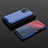 Custodia Silicone Trasparente Laterale 360 Gradi Cover AM2 per Xiaomi Redmi Note 10 Pro 5G Blu