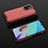 Custodia Silicone Trasparente Laterale 360 Gradi Cover AM2 per Xiaomi Redmi Note 11 4G (2021) Rosso