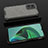 Custodia Silicone Trasparente Laterale 360 Gradi Cover AM2 per Xiaomi Redmi Note 11E 5G Nero