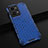 Custodia Silicone Trasparente Laterale 360 Gradi Cover AM3 per OnePlus Nord 2T 5G Blu