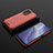 Custodia Silicone Trasparente Laterale 360 Gradi Cover AM3 per Oppo A94 5G Rosso