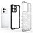 Custodia Silicone Trasparente Laterale 360 Gradi Cover AM3 per Oppo Reno9 Pro 5G