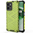 Custodia Silicone Trasparente Laterale 360 Gradi Cover AM3 per Realme Narzo 50A Prime Verde