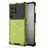Custodia Silicone Trasparente Laterale 360 Gradi Cover AM3 per Vivo X80 Pro 5G Verde