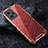 Custodia Silicone Trasparente Laterale 360 Gradi Cover AM3 per Xiaomi Poco X4 GT 5G Rosso