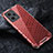 Custodia Silicone Trasparente Laterale 360 Gradi Cover AM3 per Xiaomi Redmi Note 11T Pro 5G Rosso