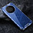 Custodia Silicone Trasparente Laterale 360 Gradi Cover AM4 per Huawei Mate 60 Blu